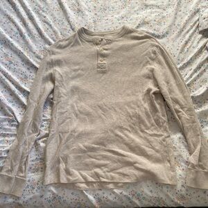 Sonoma Cream colored thermal long sleeve